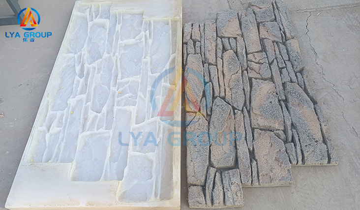 PU Mushroom Stone Mold For Background Wall