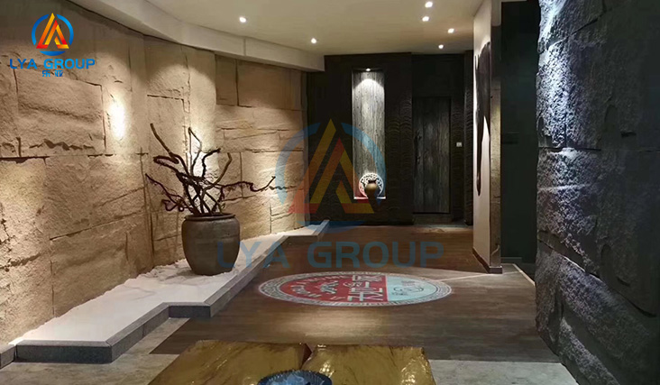 PU Mushroom Stone Mold For Background Wall